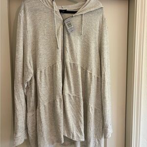 Torrid Oatmeal Hooded Zip-Up